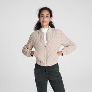 Wild Fable Beige Quilted Jacket